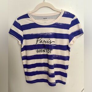 Maeve Paris Striped T-Shirt